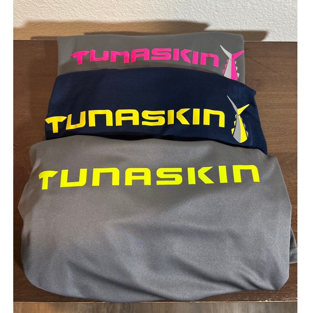 TunaSkin Lot of 3 Women's Size Large Shirts Echo Performance UPF 35+ Quick-Dry